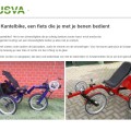 USVA Kantelbike, een fiets die je met je benen bedient - Afbeelding 1
