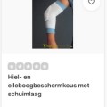 Hiel- en elleboogbeschermkous met schuimlaag 072313- A731 - Afbeelding 2