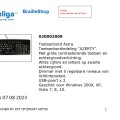 LOGICKEYBOARD Verlicht Groot Letter Toetsenbord LogicKeyboard / Astra PC2 Azerty - Afbeelding 2