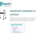 SORGEN GlydeSafe loopkader met wieltjes - Afbeelding 1