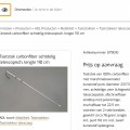 Taststok telescopisch van Carbonfiber - Afbeelding 1