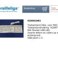 LOGICKEYBOARD Toetsenbord Alba voor MAC - Afbeelding 2