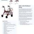 COBI REHAB Rollator King XXL rollator / Rollator Support - Afbeelding 2