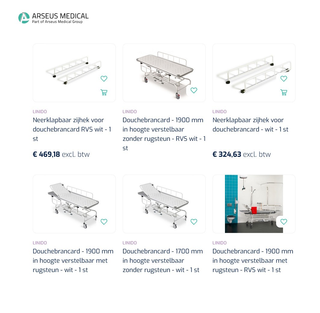 DIRECT HEALTHCARE Linido In Hoogte Verstelbare Douchebrancard (met ...